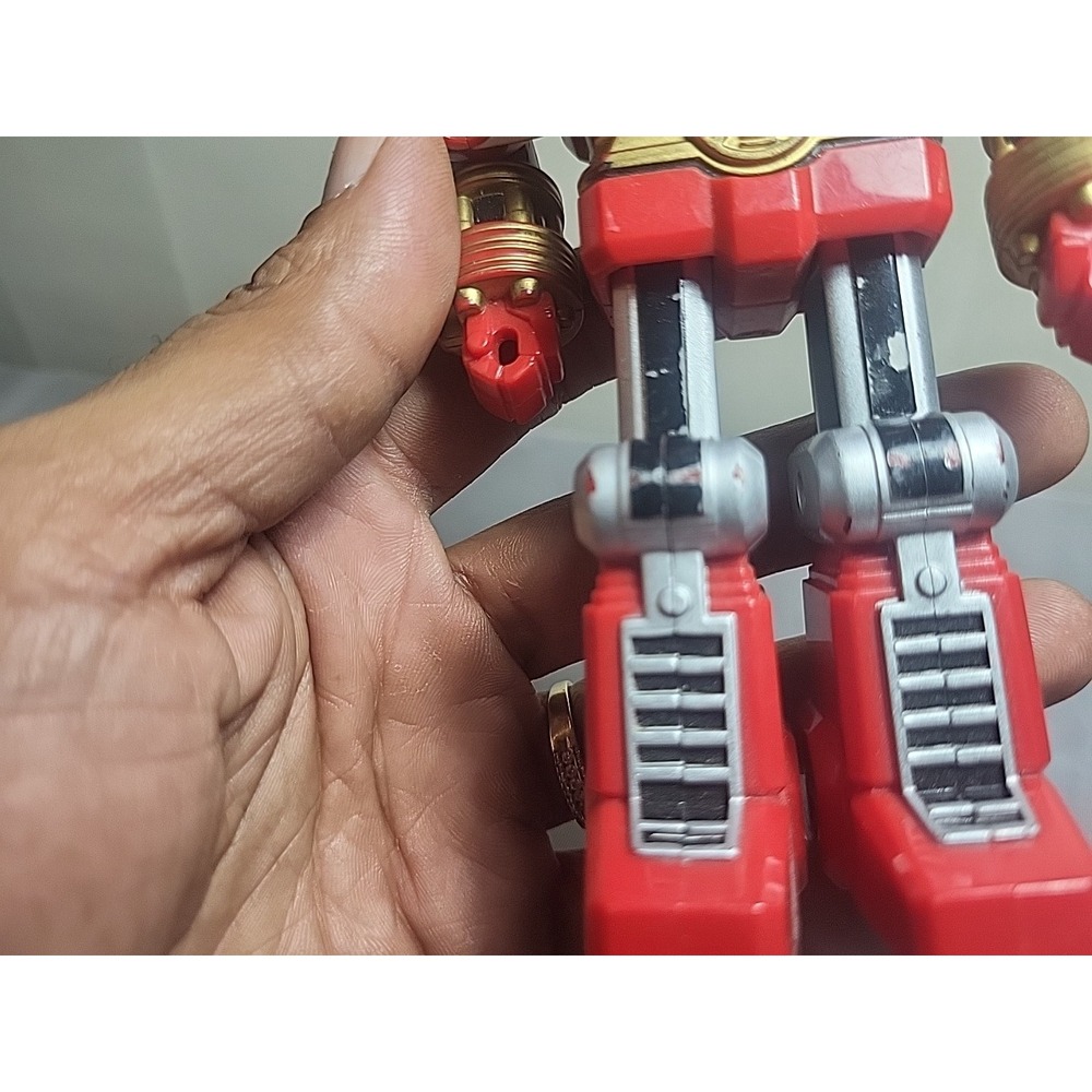Vintage Bandai Power Rangers Zeo Deluxe Red Zeo Battlezord 1996 - Picture 5 of 6
